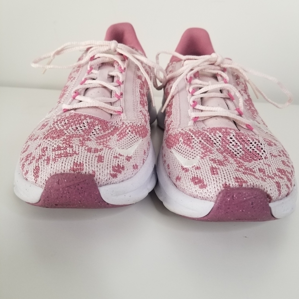 Nike SuperRep Go 3 Flyknit Next Nature Sneakers Berry/Silver Size 11 - Picture 9 of 12